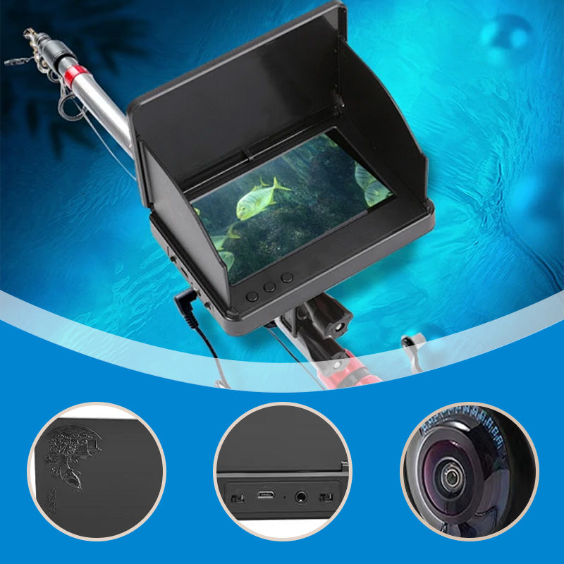 Fischfinder mit Unterwasserkamera – HD-Display, Nachtsicht – für Eis- & Meeresangeln🎣📷