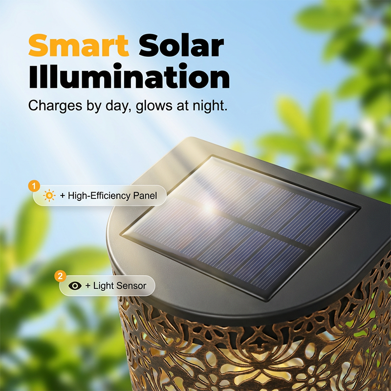 Solar-Wandleuchte mit Lochmuster – dekorativ & energiesparend – ideal für Garten, Terrasse & Eingangsbereich☀️💡
