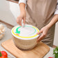 9-in-1 Salatschleuder & Gemüseschneider – große Kapazität, vielseitig & platzsparend – ideal für Salate, Obst & Gemüse🥗🔪