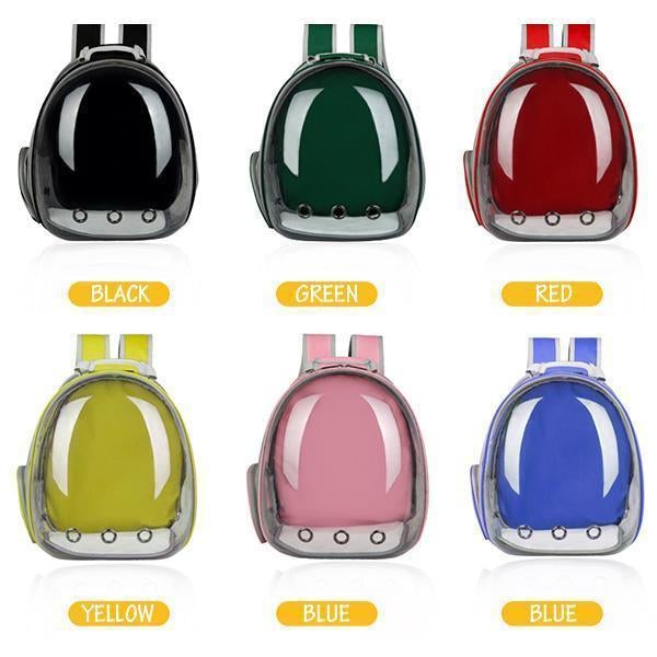 Panorama-Haustierrucksack mit Sichtfenster – lichtdurchlässig & belüftet – große Kapazität, ideal für Katzen & Hunde unterwegs🐾🎒