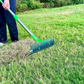 Vielseitiger Rasenrechen – für Moos, Laub & Belüftung – entfernt Rasenfilz, lockert den Boden – ideal für Gartenpflege