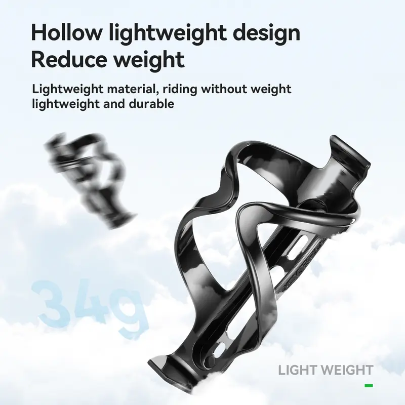 Lightweight PC Bicycle Water Bottle Cage
