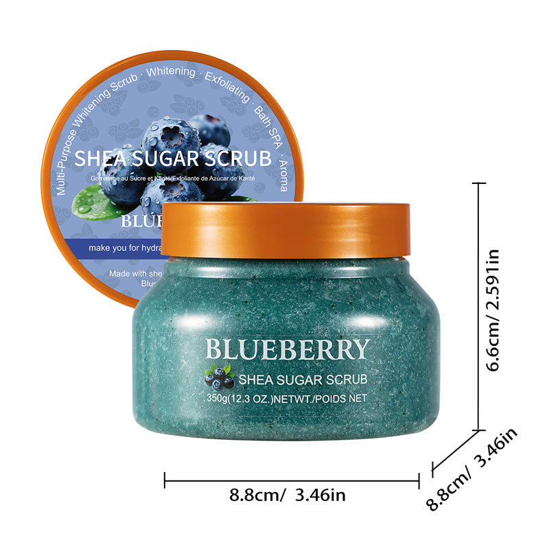 Zucker- & Salz-Körperpeeling – entfernt Verhornungen („Hühnerhaut“), verfeinert das Hautbild & wirkt aufhellend – 350 g🧴✨