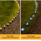 ☀️✨ Solar-LED-Deko-Set – blaue Lichterkette & Bodenspikes für Garten, Weg & Beet, wasserfest & automatisch🌿