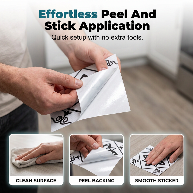 Rutschfeste Fliesensticker – wasserfest & pflegeleicht – ideal für Küche & Bad🛁🏠