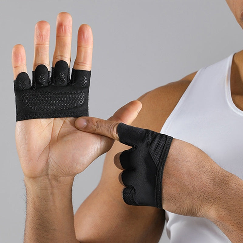 Rutschfeste, atmungsaktive Halbfinger-Trainingshandschuhe – ideal für Fitness, Gewichtheben & Crossfit – bequem & griffsicher🏋️‍♂️💪