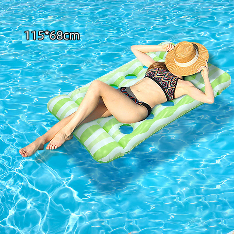 🔥Solange der Vorrat reicht 50 % Rabatt!🎉Aufblasbare Schwimmmatte aus verstärktem PVC