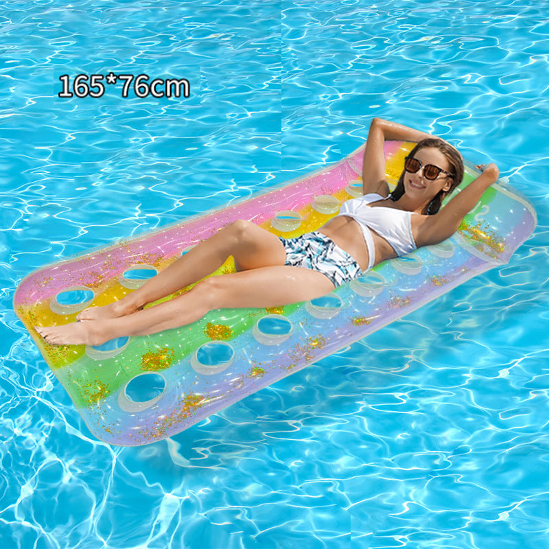 🔥Solange der Vorrat reicht 50 % Rabatt!🎉Aufblasbare Schwimmmatte aus verstärktem PVC