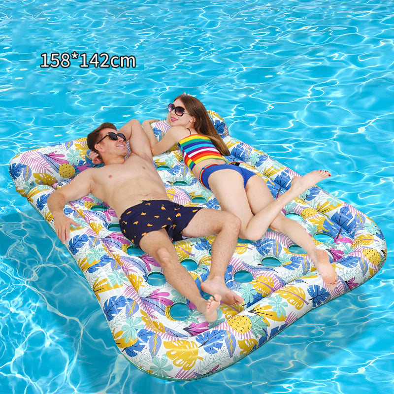 🔥Solange der Vorrat reicht 50 % Rabatt!🎉Aufblasbare Schwimmmatte aus verstärktem PVC