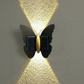 Solartier-Wandleuchte mit Schmetterling & Fledermaus – wasserdicht, LED & energiesparend – dekorativ für Garten, Terrasse & Hauswand🦋💡