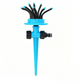Flexibler Gartensprinkler mit 12 Düsen – einstellbar & gleichmäßige Bewässerung – ideal für Rasen, Beete & Pflanzen💧🌱