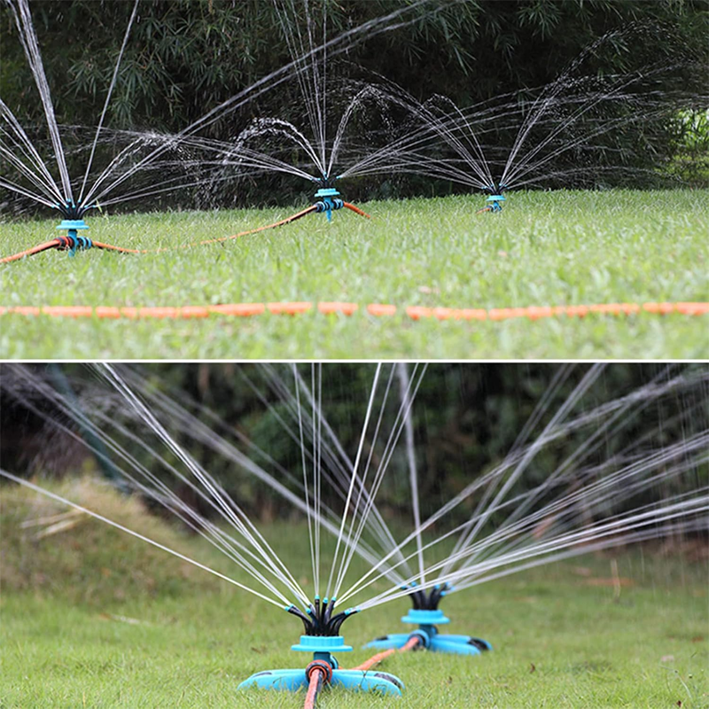 Flexibler Gartensprinkler mit 12 Düsen – einstellbar & gleichmäßige Bewässerung – ideal für Rasen, Beete & Pflanzen💧🌱
