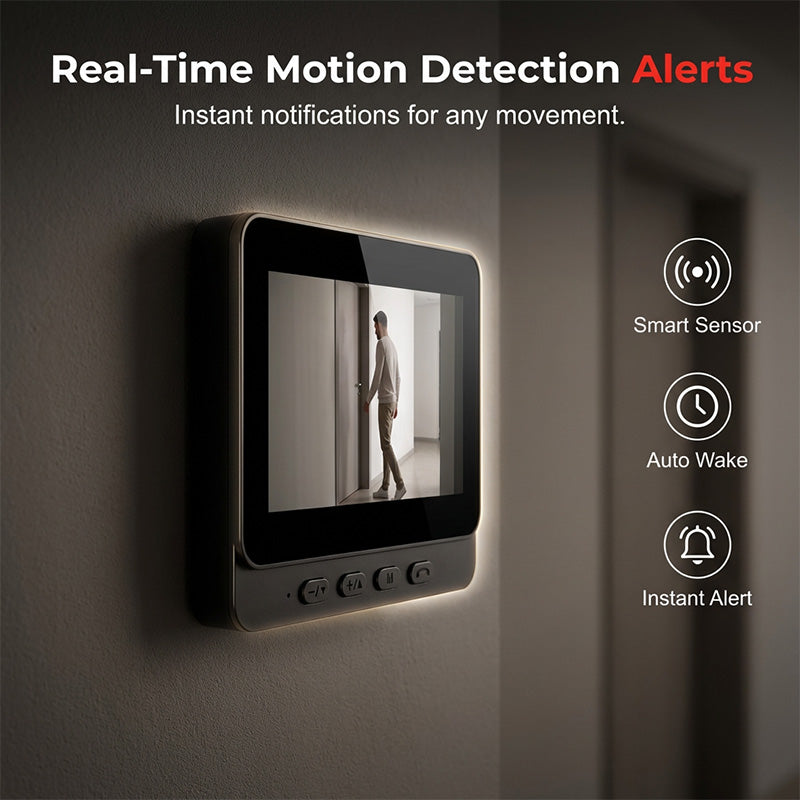 📹 Intelligente Video-Türklingel mit Display – kabellose Gegensprechanlage, HD-Überwachung & Nachtsicht für mehr Sicherheit zu Hause 🏠