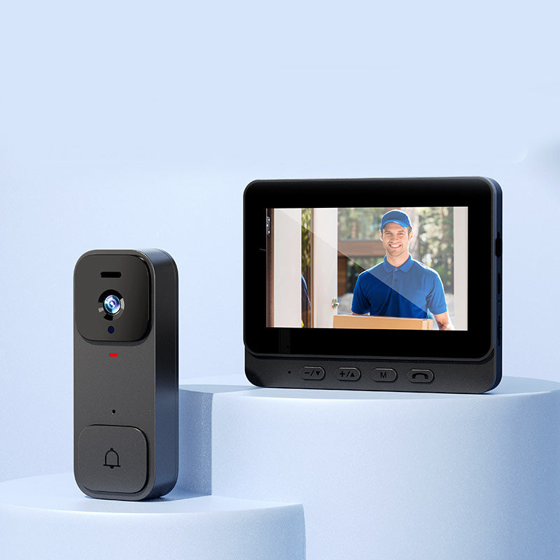 📹 Intelligente Video-Türklingel mit Display – kabellose Gegensprechanlage, HD-Überwachung & Nachtsicht für mehr Sicherheit zu Hause 🏠