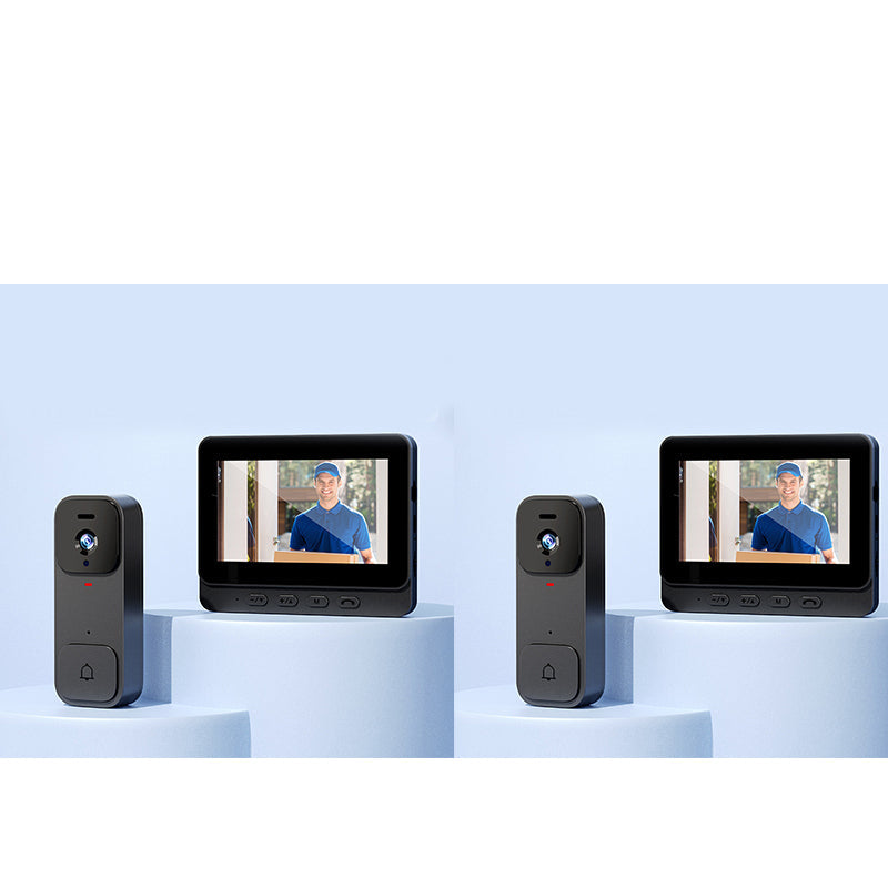📹 Intelligente Video-Türklingel mit Display – kabellose Gegensprechanlage, HD-Überwachung & Nachtsicht für mehr Sicherheit zu Hause 🏠