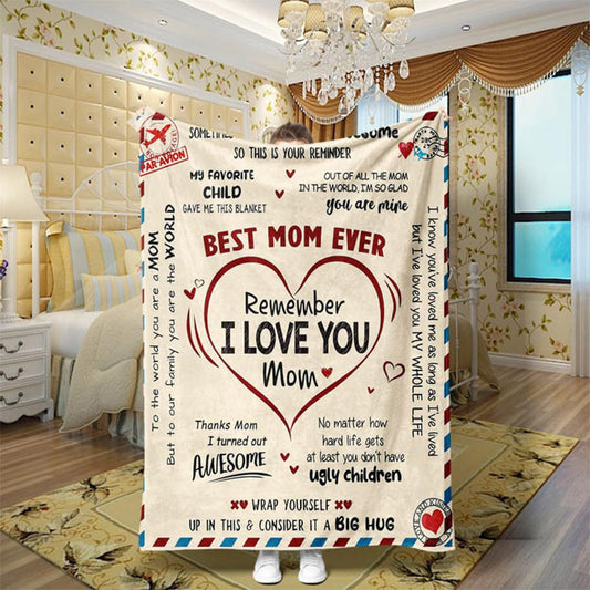 Muttertagsdecke aus Flanell – nur heute 50% – perfektes Geschenk für Mama💐💝