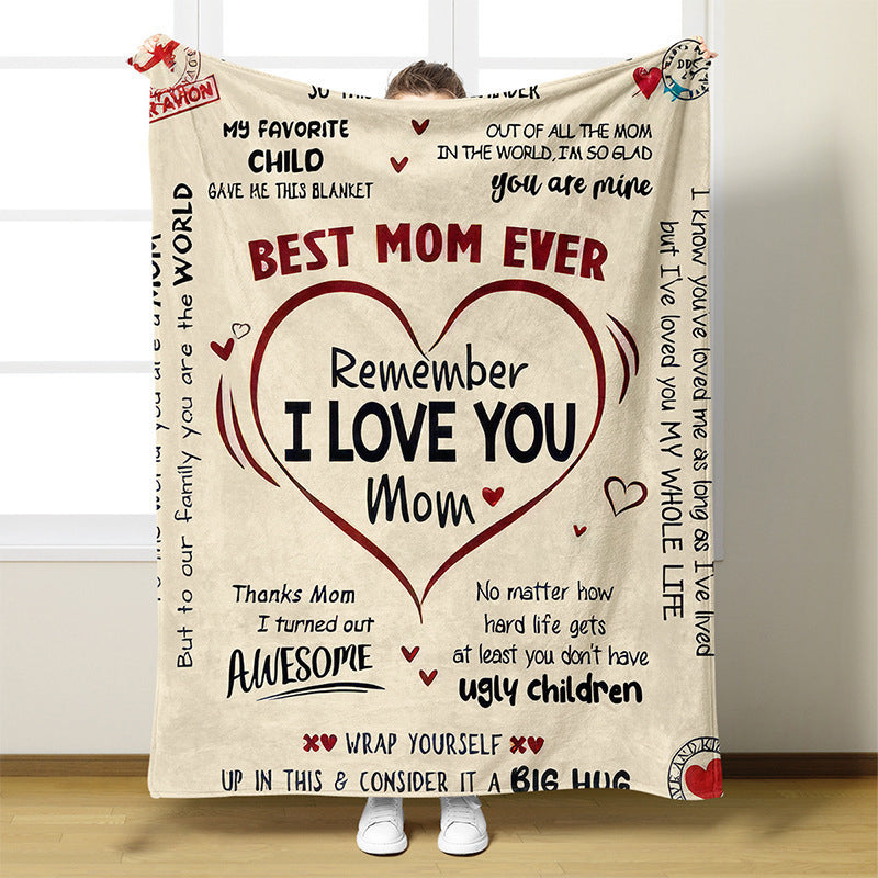 Muttertagsdecke aus Flanell – nur heute 50% – perfektes Geschenk für Mama💐💝