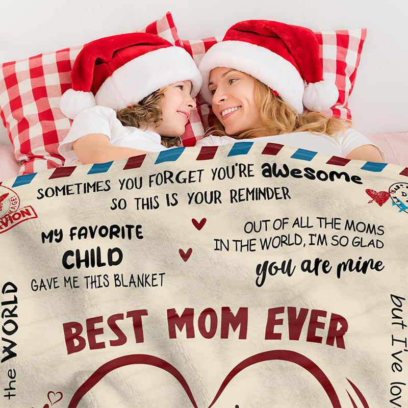 Muttertagsdecke aus Flanell – nur heute 50% – perfektes Geschenk für Mama💐💝