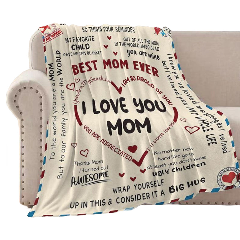 Muttertagsdecke aus Flanell – nur heute 50% – perfektes Geschenk für Mama💐💝