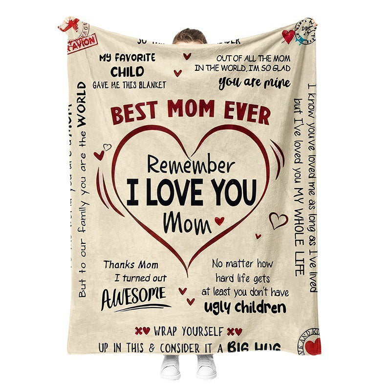 Muttertagsdecke aus Flanell – nur heute 50% – perfektes Geschenk für Mama💐💝
