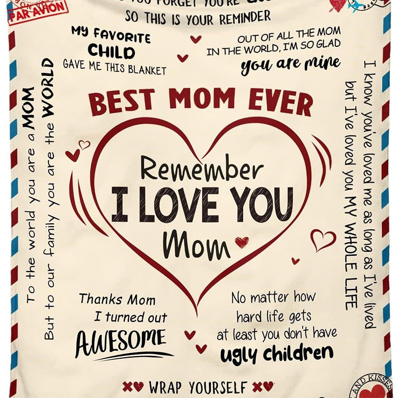 Muttertagsdecke aus Flanell – nur heute 50% – perfektes Geschenk für Mama💐💝