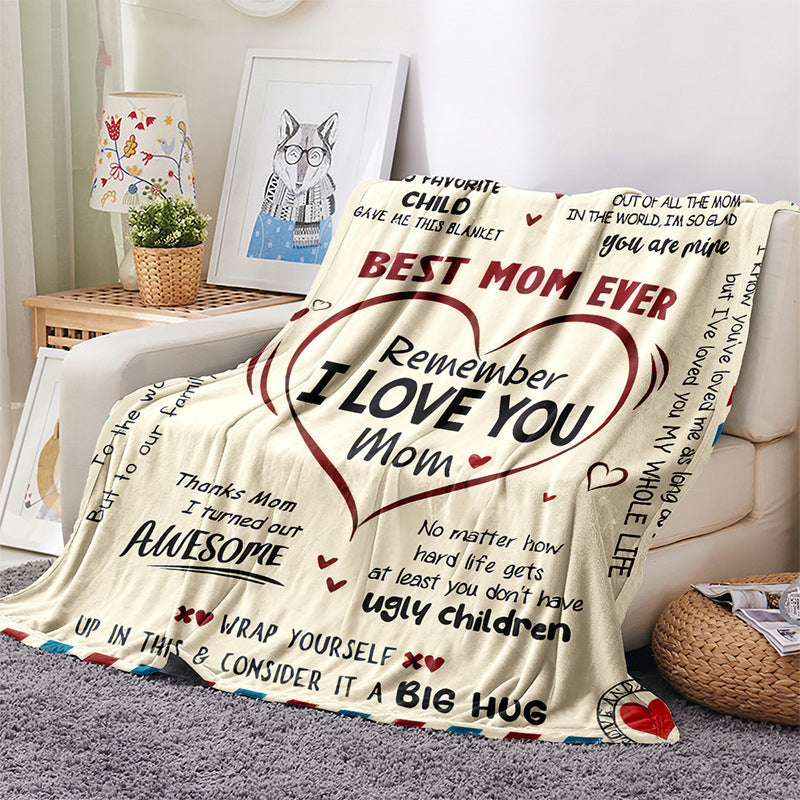 Muttertagsdecke aus Flanell – nur heute 50% – perfektes Geschenk für Mama💐💝