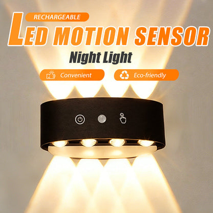 💡 50% RABATT! 🔋 Wiederaufladbare LED-Wandleuchte mit Bewegungssensor – magnetisch, ohne Bohren & Kabel, für Schlafzimmer & Flur