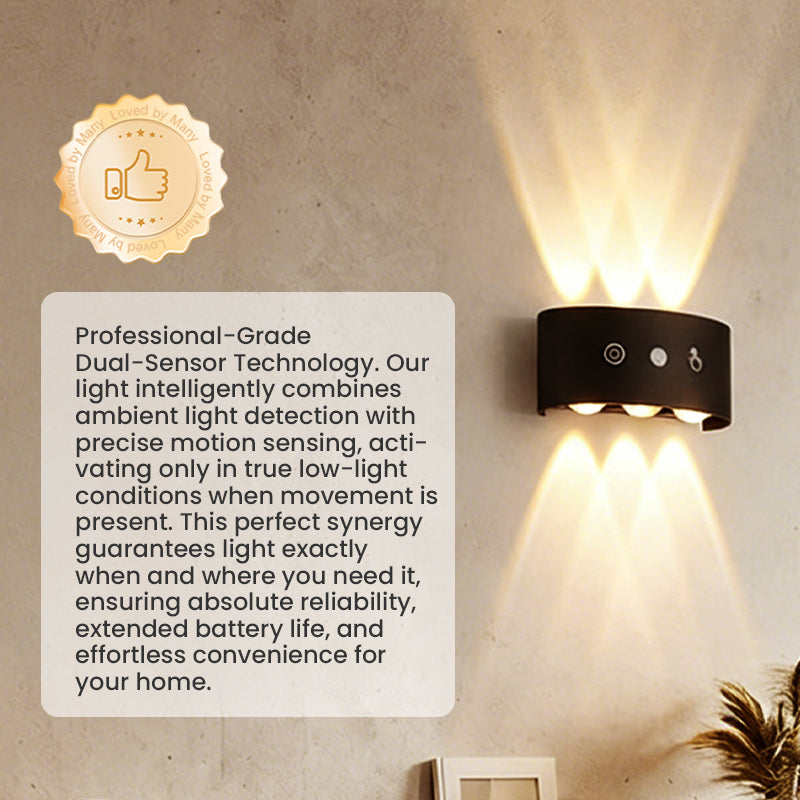 💡 50% RABATT! 🔋 Wiederaufladbare LED-Wandleuchte mit Bewegungssensor – magnetisch, ohne Bohren & Kabel, für Schlafzimmer & Flur