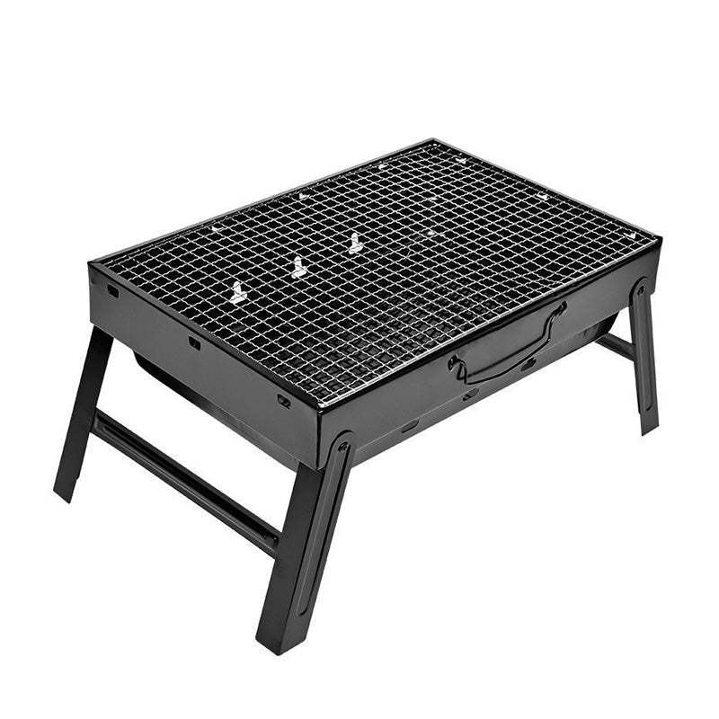 Ausziehbarer Holzkohlegrill – klappbar & tragbar – ideal für Picknick, Camping & Balkon – kompakte Bauweise mit praktischer Schublade🔥🏕️