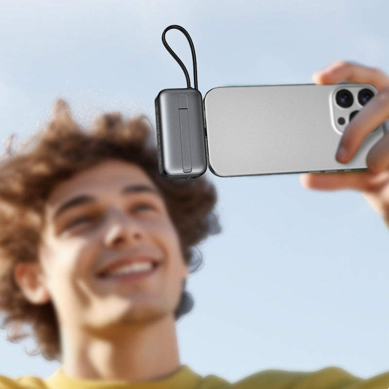 📢50 % RABATT⏰ 3‑in‑1 Magnetische Mini‑Powerbank 5000 mAh, kabelloses Laden für iPhone, Watch & Android