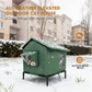 Wasserdichtes Outdoor-Katzenhaus – erhöht, zerlegbar & klappbar – ideal für verwilderte Katzen, Garten & Balkon – wetterfest & flexibel🐱🏠