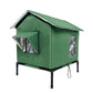 Wasserdichtes Outdoor-Katzenhaus – erhöht, zerlegbar & klappbar – ideal für verwilderte Katzen, Garten & Balkon – wetterfest & flexibel🐱🏠