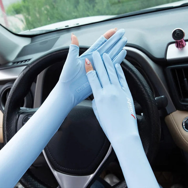 Cycling Sun Protection Ice Silk Arm Sleeves