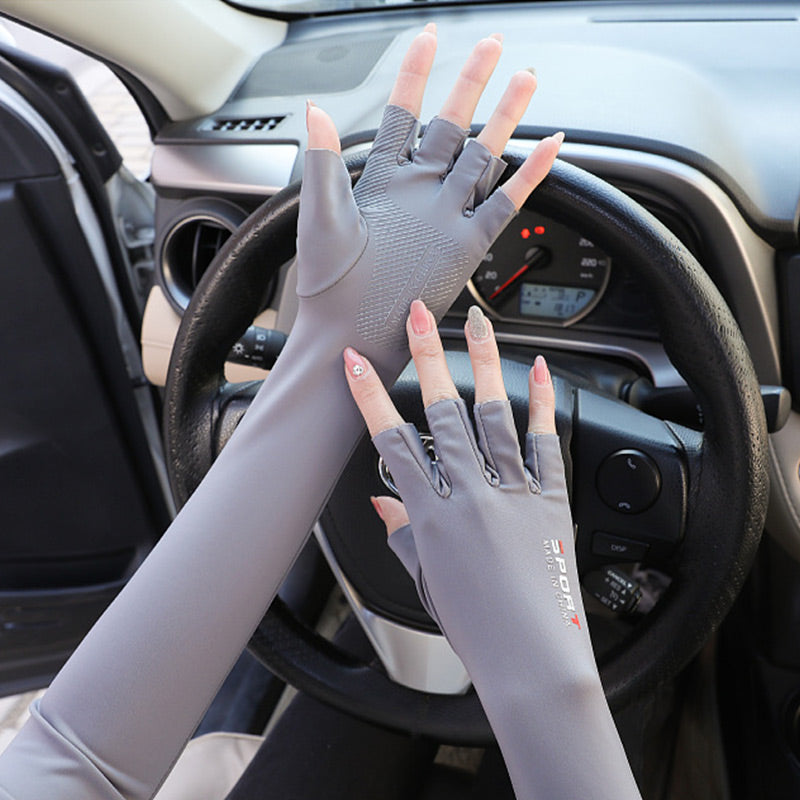Cycling Sun Protection Ice Silk Arm Sleeves