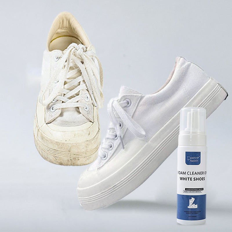 3-teiliges Schaum-Reinigungsset für Schuhe – ideal für weiße Sneaker – mit Bürste, Tuch & Trockenreiniger – in bunter Verpackung👟🧽