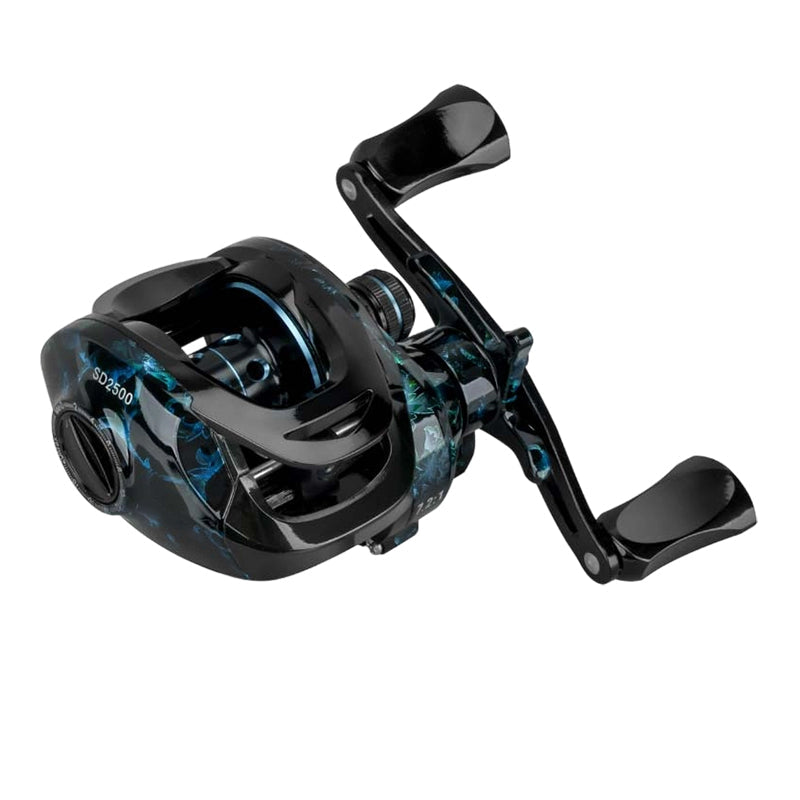 Baitcaster mit Bissalarm & Feineinstellbremse – robust & leise – ideal für professionelles Angeln