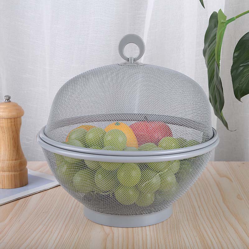 Kreativer Obst- & Gemüsekorb mit Deckel – zum Waschen, Abtropfen & Aufbewahren – platzsparend, praktisch & hygienisch – ideal für Küche & Kühlschrank🍎🥬