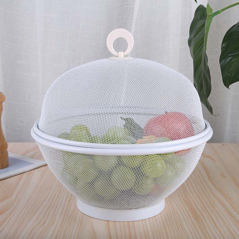Kreativer Obst- & Gemüsekorb mit Deckel – zum Waschen, Abtropfen & Aufbewahren – platzsparend, praktisch & hygienisch – ideal für Küche & Kühlschrank🍎🥬