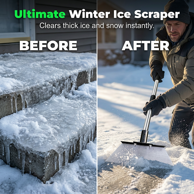 ⏰ 50 % RABATT – Nur für kurze Zeit! 🛠️ Verstellbare Garten- & Schneeschaufel – Vielseitig einsetzbar für Garten, Hof und Winterdienst
