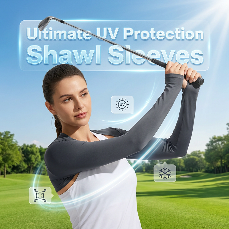 Cooling Sun Protection Shawl Sleeves