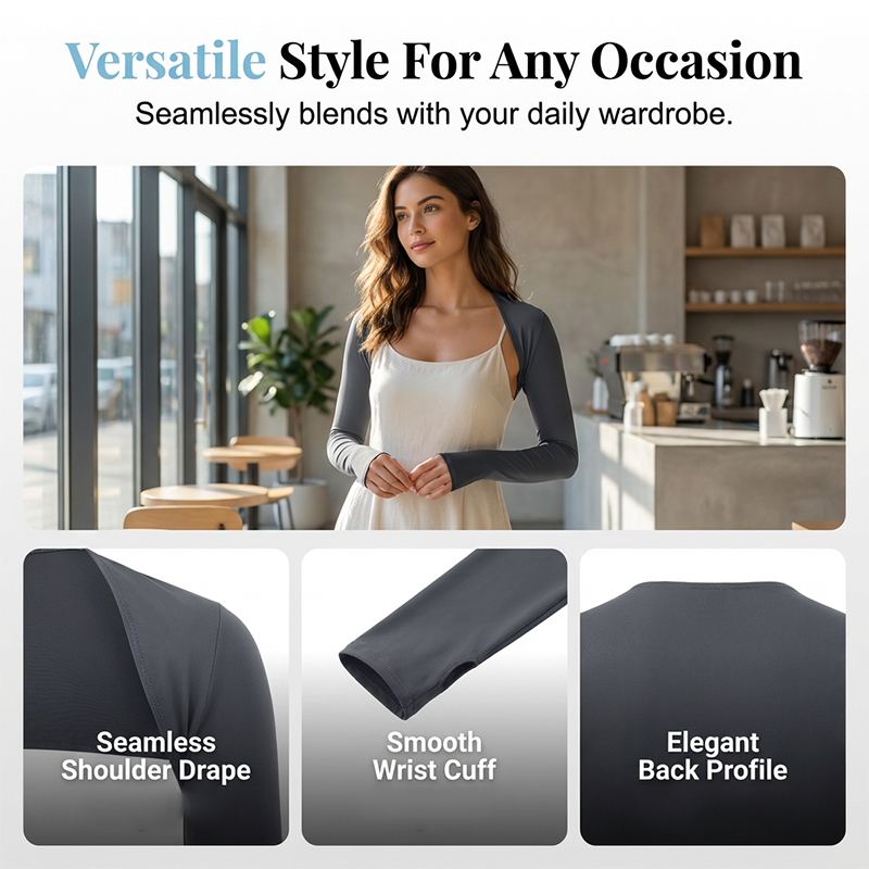 Cooling Sun Protection Shawl Sleeves