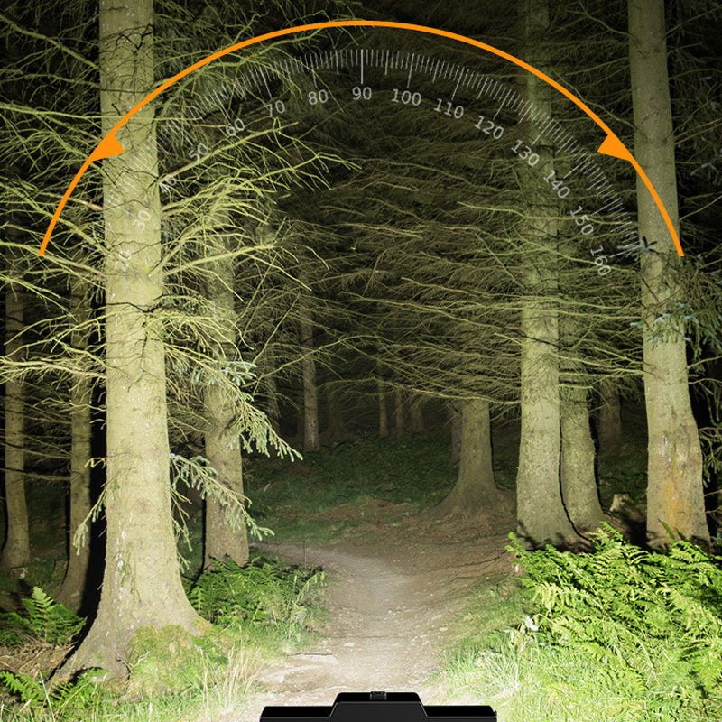 🚲💡 LED-Fahrrad-Frontlicht mit Hupe – Wasserdichtes, wiederaufladbares Licht für Nachtfahrten und Mountainbike