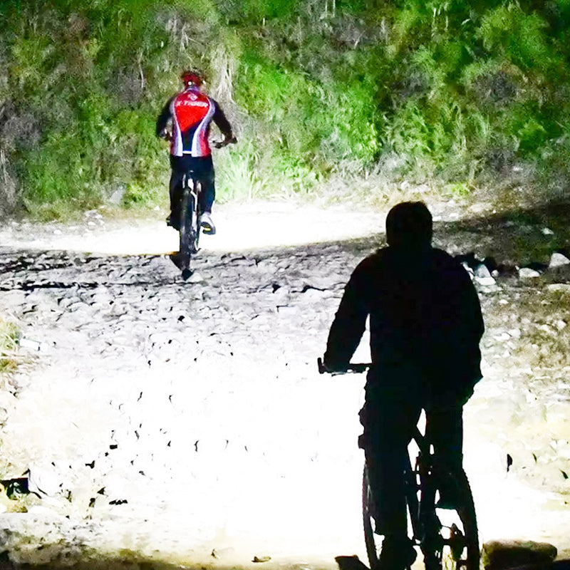 🚲💡 LED-Fahrrad-Frontlicht mit Hupe – Wasserdichtes, wiederaufladbares Licht für Nachtfahrten und Mountainbike