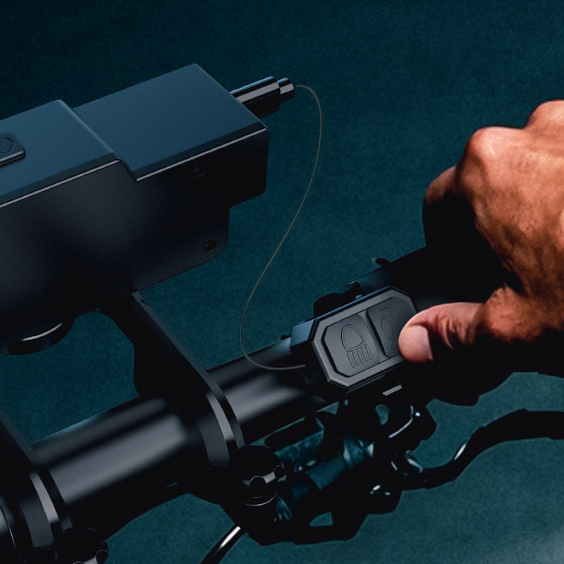 🚲💡 LED-Fahrrad-Frontlicht mit Hupe – Wasserdichtes, wiederaufladbares Licht für Nachtfahrten und Mountainbike
