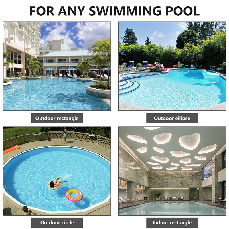 Poolroboter Akku, Akkulaufzeit 130 Minuten, maximale Neigung 18 °, Selbstparken, kabelloser automatischer Poolreiniger, Poolreinigungsroboter, geeignet für flache Pools bis 100 m ²