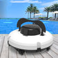 Poolroboter Akku, Akkulaufzeit 130 Minuten, maximale Neigung 18 °, Selbstparken, kabelloser automatischer Poolreiniger, Poolreinigungsroboter, geeignet für flache Pools bis 100 m ²