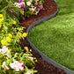 🌿🏡 Schwarze Rasenkante aus PE-Kunststoff – Flexible Gartenbegrenzung für Rasen, Beete und Wege