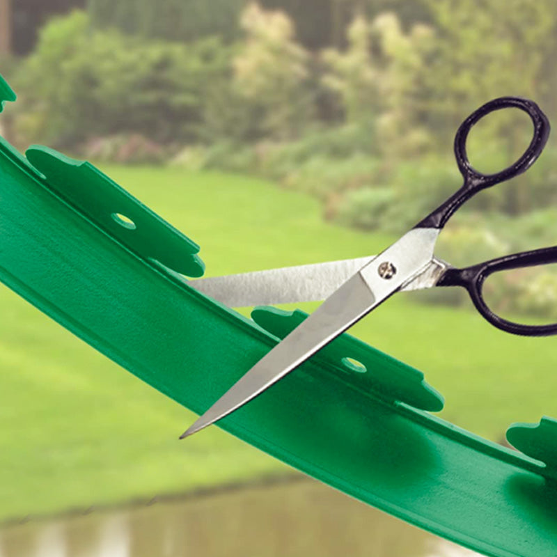 🌿🏡 Schwarze Rasenkante aus PE-Kunststoff – Flexible Gartenbegrenzung für Rasen, Beete und Wege
