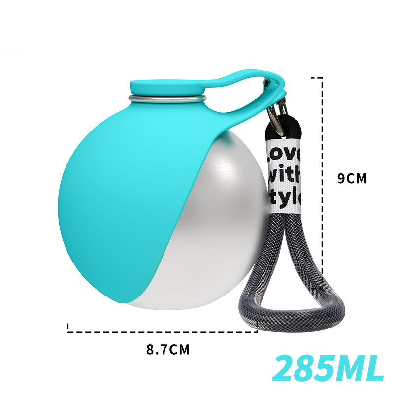 💧 50 % Rabatt – Tragbarer Falt-Trinkbecher aus 304er Edelstahl – BPA-frei, leicht zu reinigen & mit praktischem Tragegriff – für Hunde & Katzen ✨