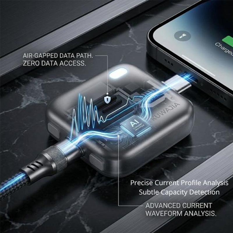 140W Schnelllade-Trenner mit KI-Erkennung – trennt automatisch bei vollem Akku – kompatibel mit Apple & Android – schützt vor Überladung🔋⚡